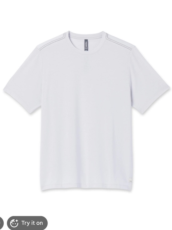 Vuori Other - Vuori Current Tech White Short Sleeve Crew Tee
